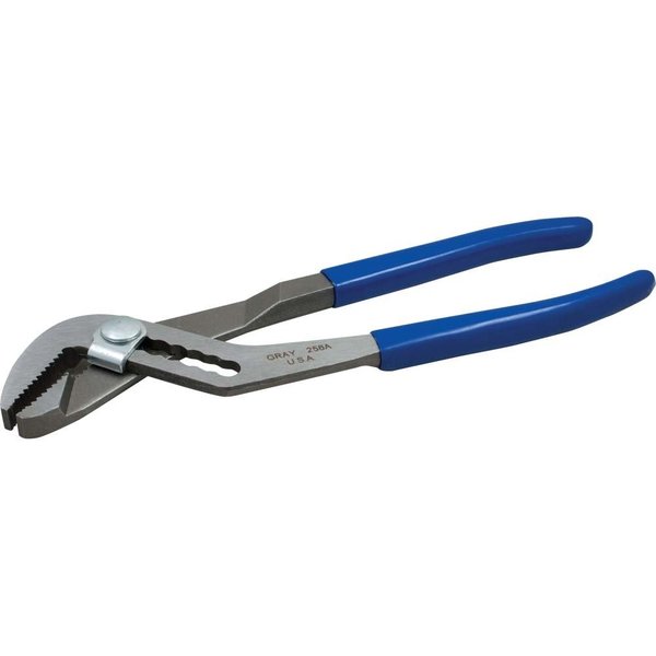 Gray Tools Water Pump Pliers, 10-1/4" Long, 1-1/2" Jaw 258A